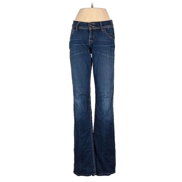 Hudson Mid Rise Bootcut Denim Jeans - Medium Wash with Fading and Whiskering. 26 - Picture 1 of 11